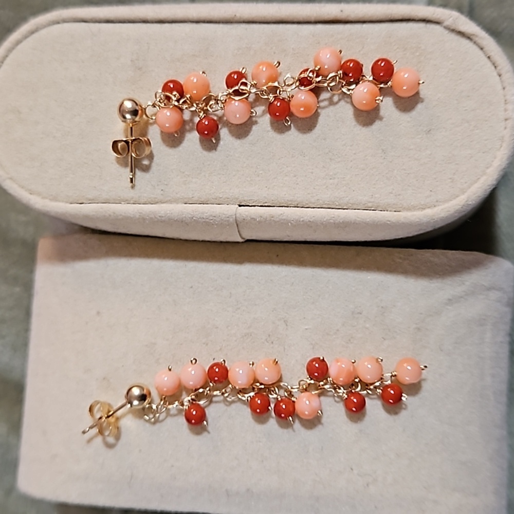 14k dangle earrings